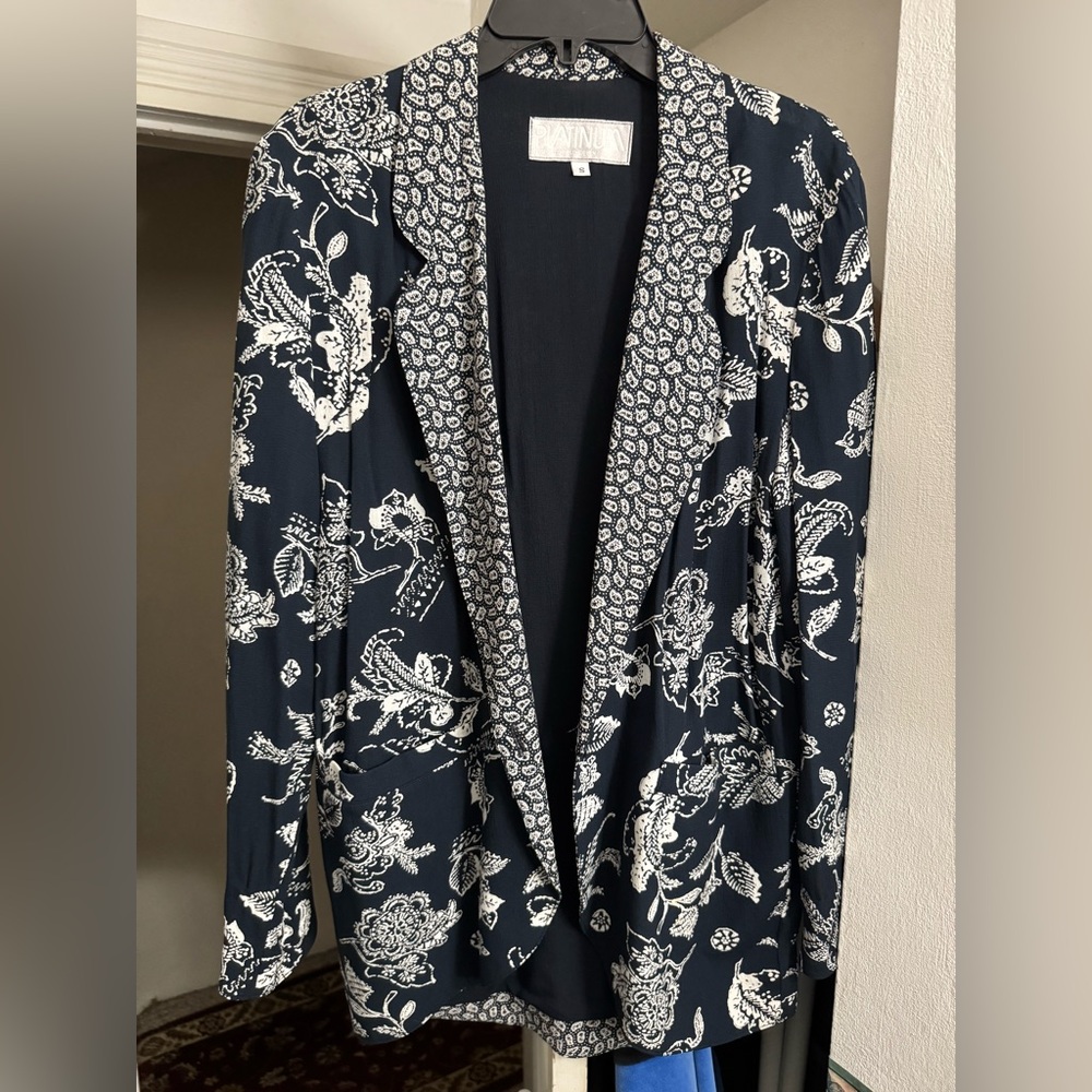 Patterned Blazer - image 1